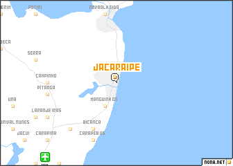 map of Jacaraípe