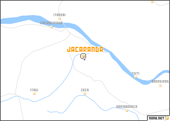 map of Jacarandá