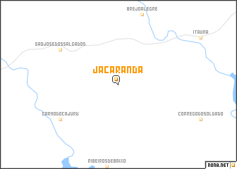 map of Jacarandá