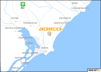 map of Jacarecica