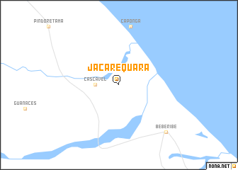 map of Jacarequará