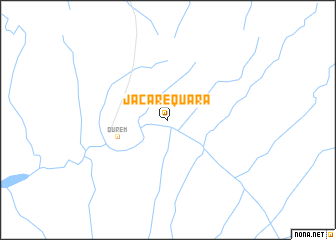 map of Jacarèquara