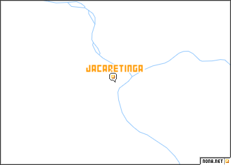 map of Jacarètinga