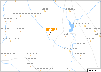 map of Jacaré