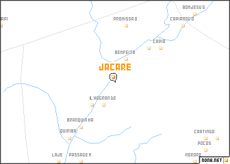 map of Jacaré