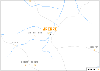 map of Jacaré