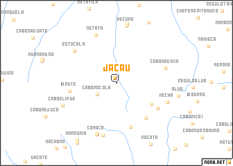 map of Jacau