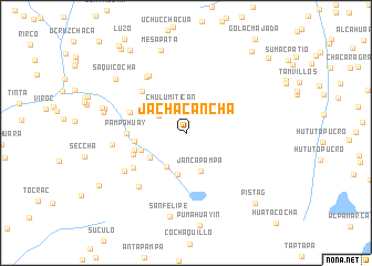 map of Jachacancha