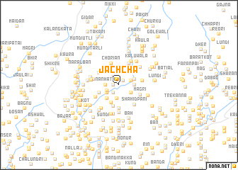 map of Jachcha