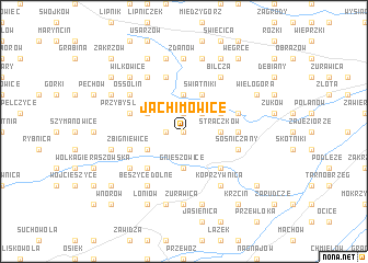 map of Jachimowice