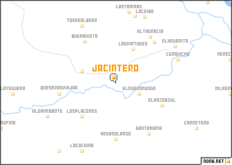 map of Jacintero