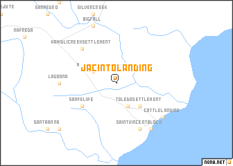 map of Jacinto Landing