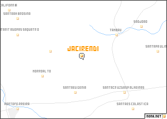 map of Jacirendi