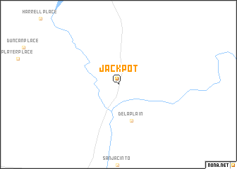 map of Jackpot