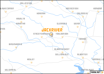 map of Jack River