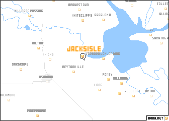 map of Jacks Isle