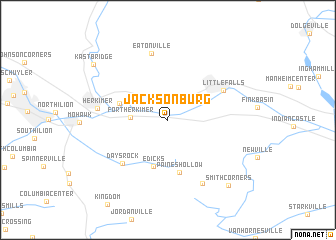 map of Jacksonburg