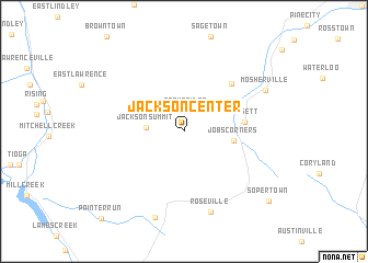 map of Jackson Center