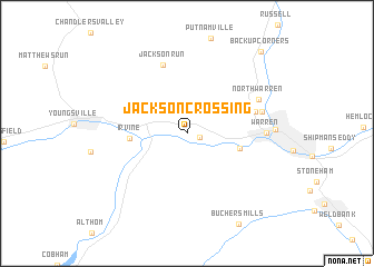 map of Jackson Crossing