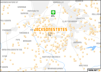 map of Jackson Estates