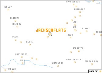 map of Jackson Flats