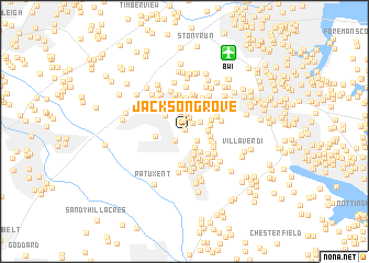 map of Jackson Grove