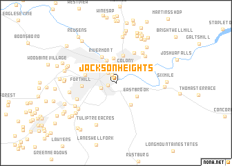 map of Jackson Heights