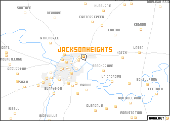 map of Jackson Heights