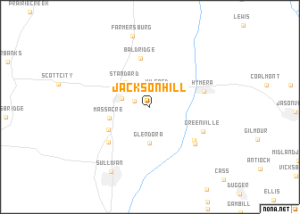 map of Jackson Hill