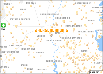 map of Jackson Landing