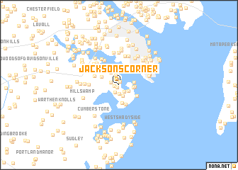 map of Jacksons Corner