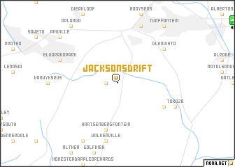 map of Jacksonʼs Drift
