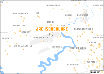 map of Jackson Square