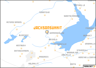 map of Jackson Summit