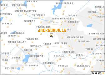 map of Jacksonville