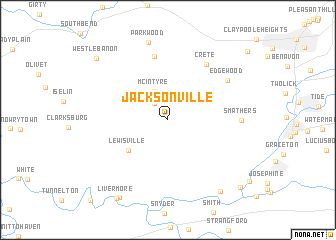 map of Jacksonville