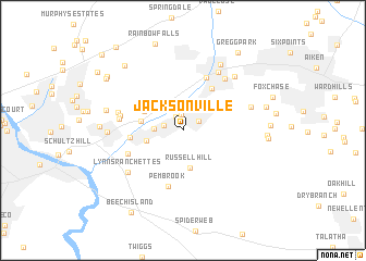 map of Jacksonville