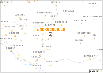 map of Jacksonville