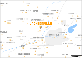 map of Jacksonville