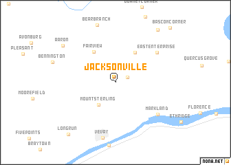 map of Jacksonville