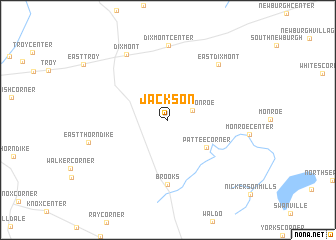 map of Jackson