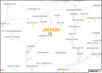 map of Jackson