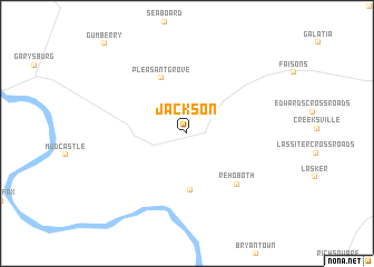 map of Jackson