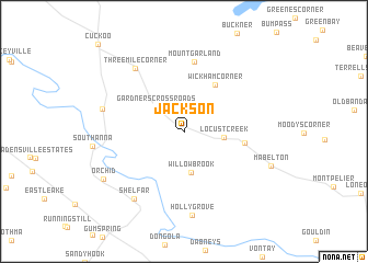 map of Jackson