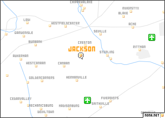 map of Jackson