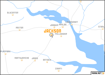 map of Jackson