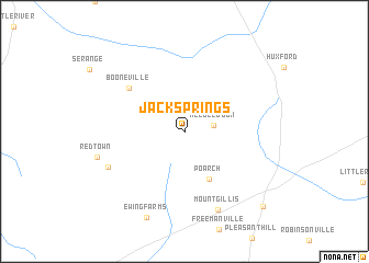 map of Jack Springs