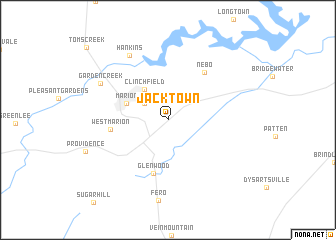 map of Jacktown