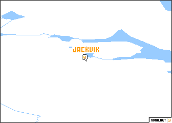 map of Jäckvik