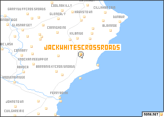 map of Jack Whiteʼs Cross Roads